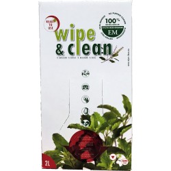 Wipe&Clean aux huiles essentielles de menthe - 2L